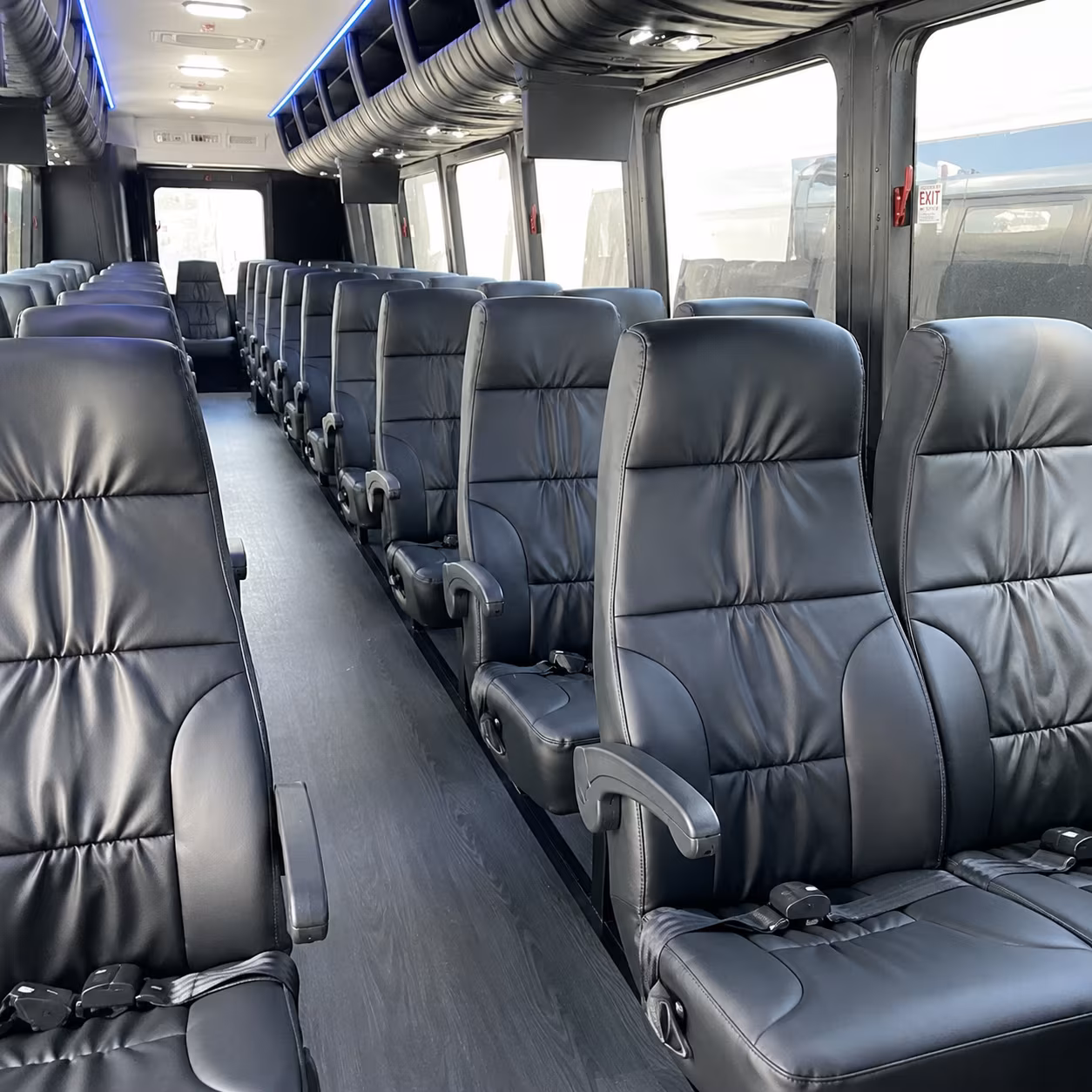 columbus sporting event transportation onboard seating