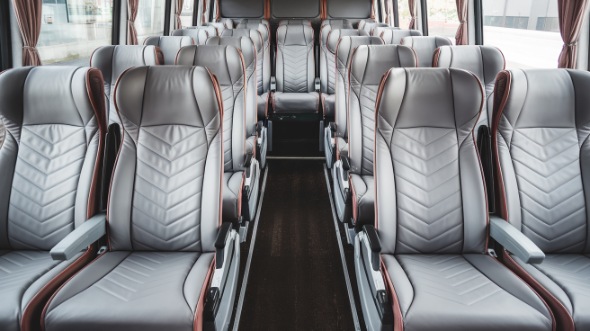 55 passenger charter bus interior columbus