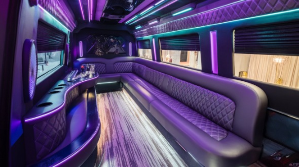 columbus party bus rental inside