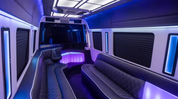 columbus sprinter limo rental inside