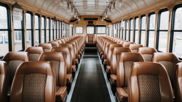 school bus rental inside newark